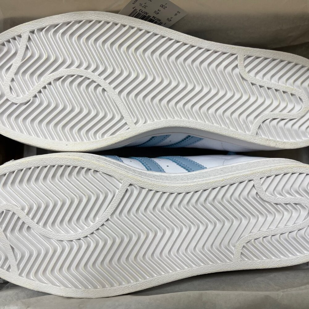 Adidas Superstar Knotted Rope White Clear Sky Women's 6 New With Box GZ3445 - Picture 6 of 6
